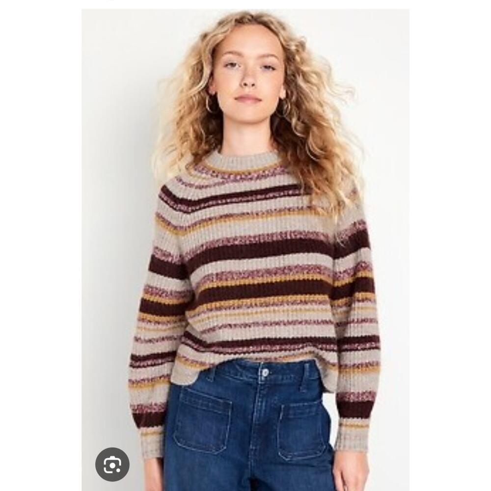 Bohmen Pullover striped sweater Medium